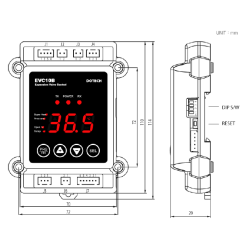 Dotech EVC10B-R4 sterownik elektronicznego zaworu rozprężnego EEV