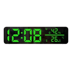 T&H 230 Zegar z Wyświetlaczem LED – z funkcją pomiaru temperatury i wilgotności (Wi-Fi)